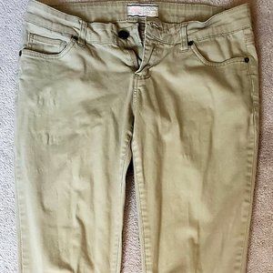 Ardene Tan Skinny Pants (size 27)